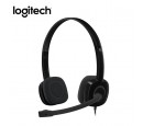 AUDIFONO C/MICROF. LOGITECH H151 STEREO BLACK (981-000587)